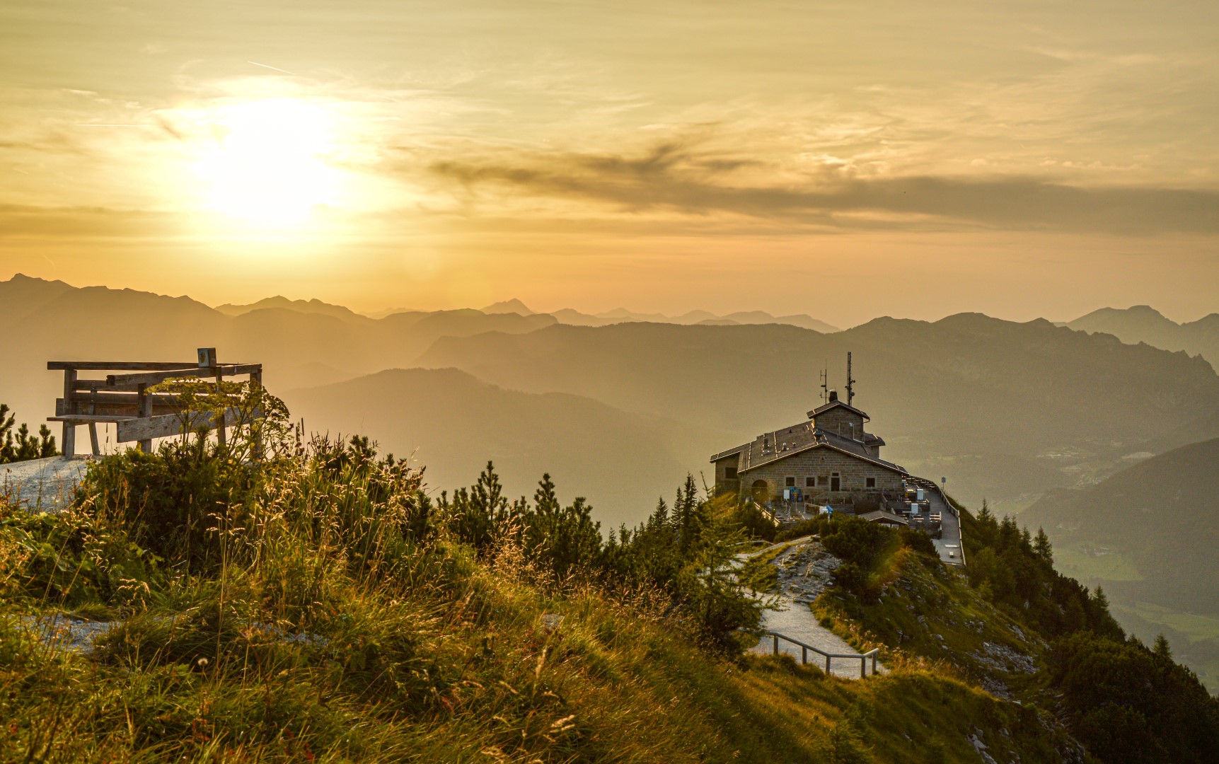 foto/Kehlsteinhaus Abend